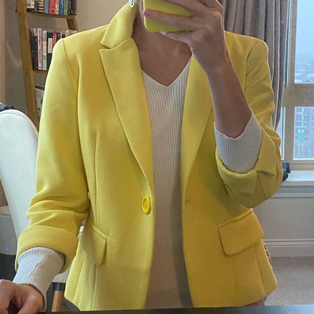 Bright Yellow Blazer - Spring must have
